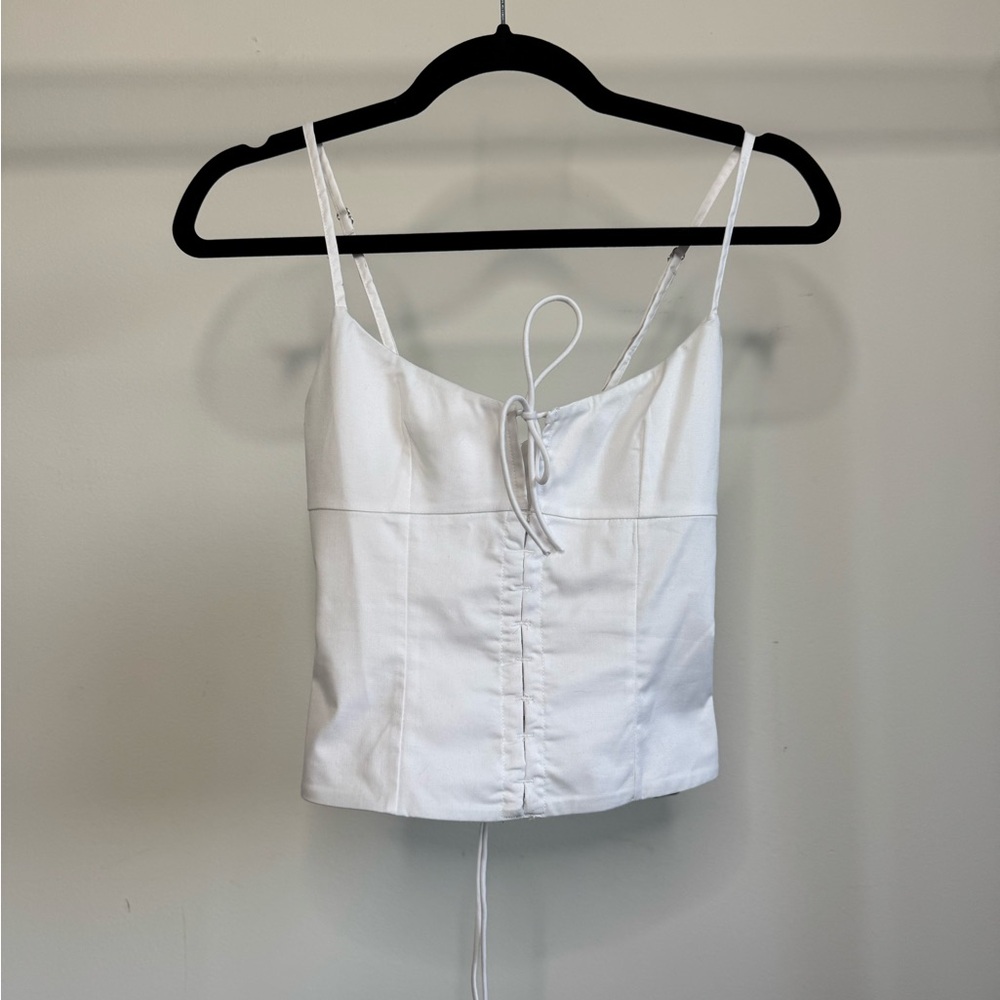NWT! White Fox Boutique Corset Top, size XS